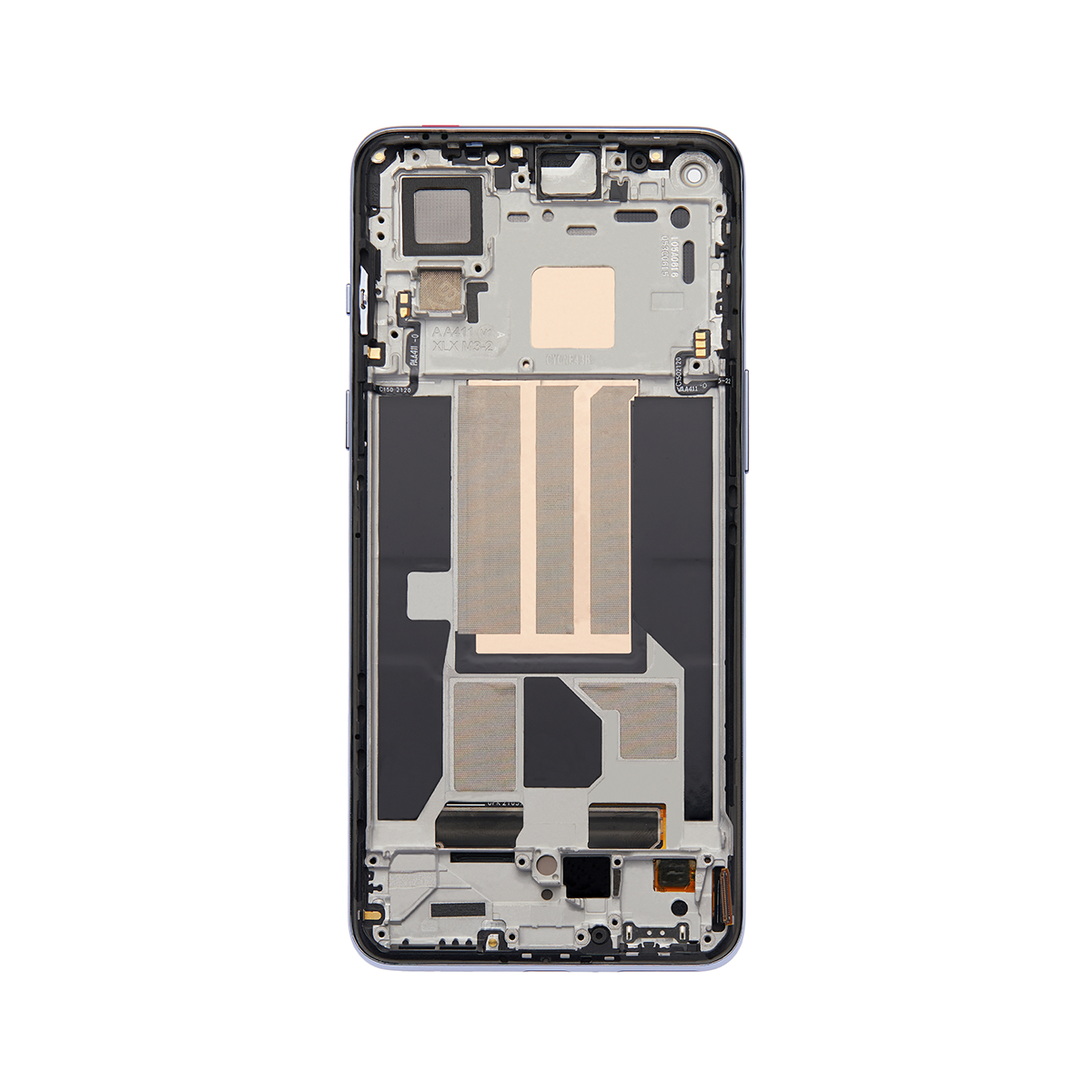 OnePlus Nord 2 5G Display And Digitizer With Frame Black OEM