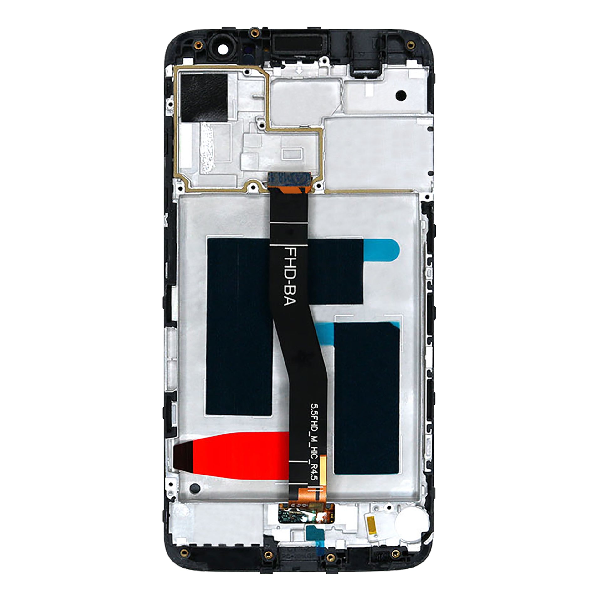 Huawei Nova Plus Display And Digitizer With Frame Black OEM
