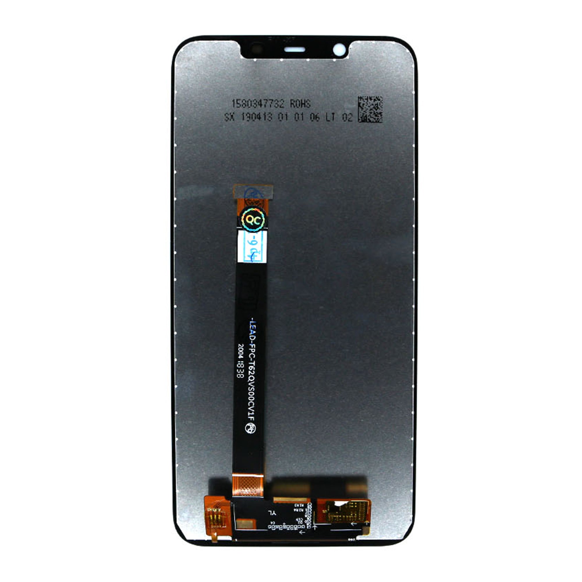 Nokia 8.1 (X7) Display And Digitizer Without Frame Black OEM