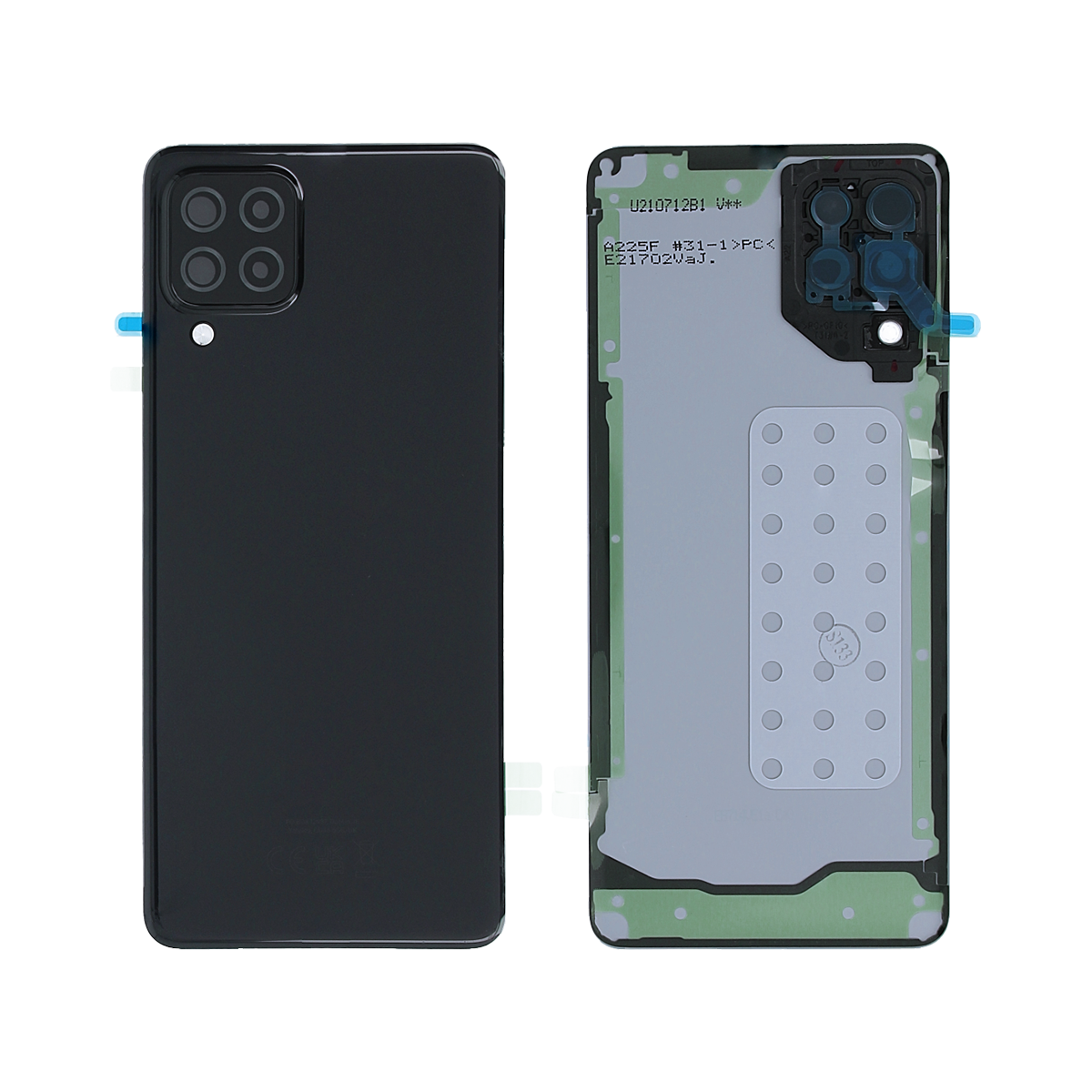 Samsung Galaxy A22 4G A225F Back Cover With Lens Black OEM
