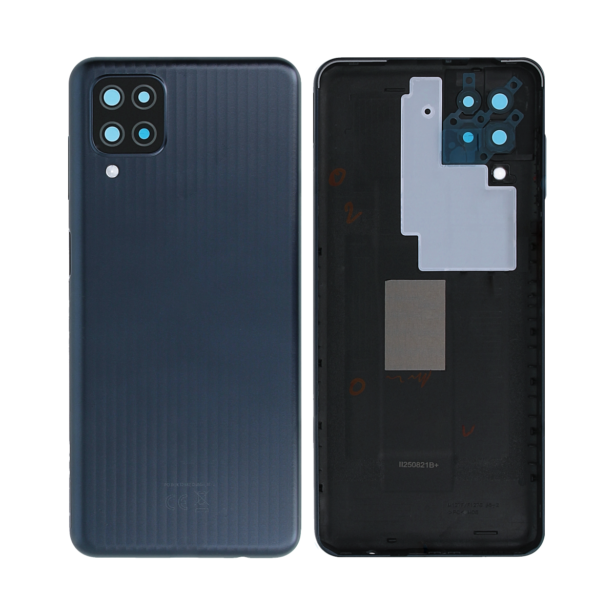 Samsung Galaxy M12 M127F Back Cover With Lens Black OEM