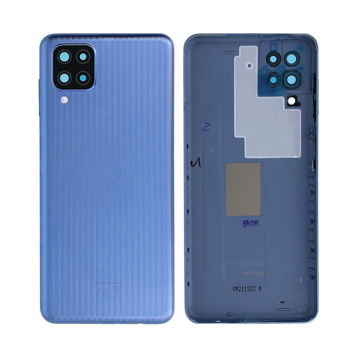 Samsung Galaxy M12 M127F Back Cover With Lens Blue OEM