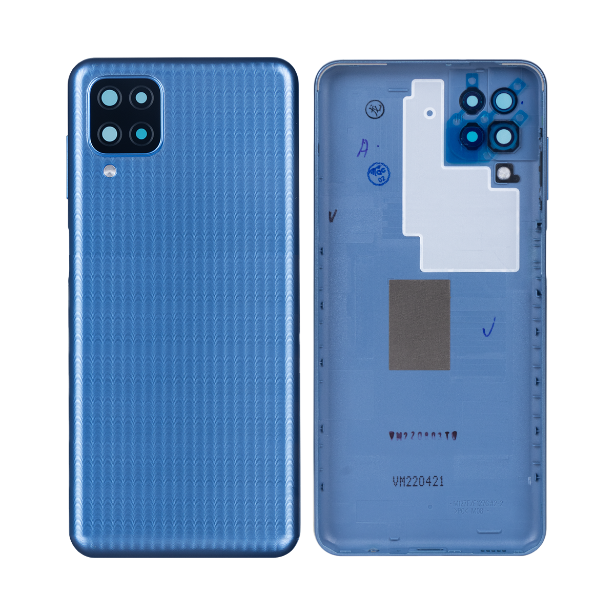 Samsung Galaxy M22 M225F Back Cover With Lens Light Blue OEM