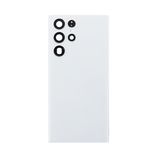 Samsung Galaxy S22 Ultra S908B Back Cover With Lens Phantom White OEM