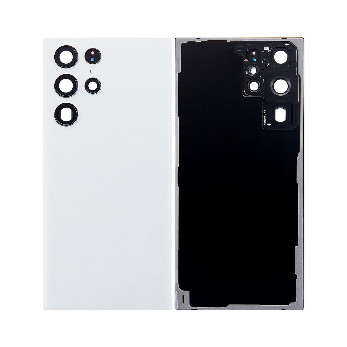 Samsung Galaxy S22 Ultra S908B Back Cover With Lens Phantom White OEM