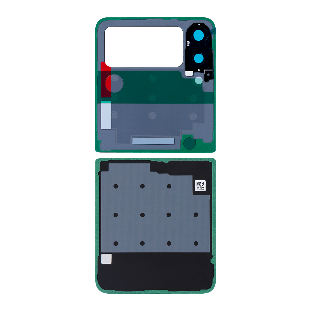 Samsung Galaxy Z Flip3 5G F711B Back Cover With Lens Phantom Black OEM