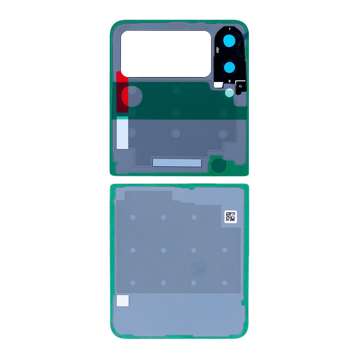 Samsung Galaxy Z Flip3 5G F711B Back Cover With Lens White OEM