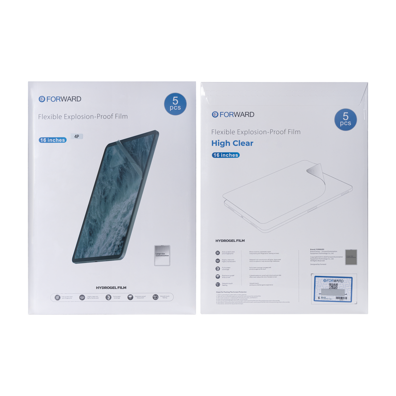 Forward 16" High Clear Flexible Explosion-proof Film (5 Pieces)