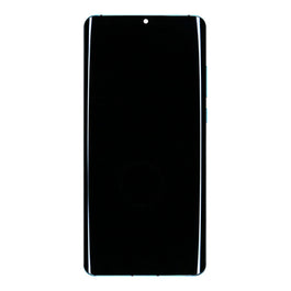 Huawei P30 Pro (2019), P30 Pro New Edition (2020) Display And Digitizer With Frame And Battery Aurora Blue Service Pack
