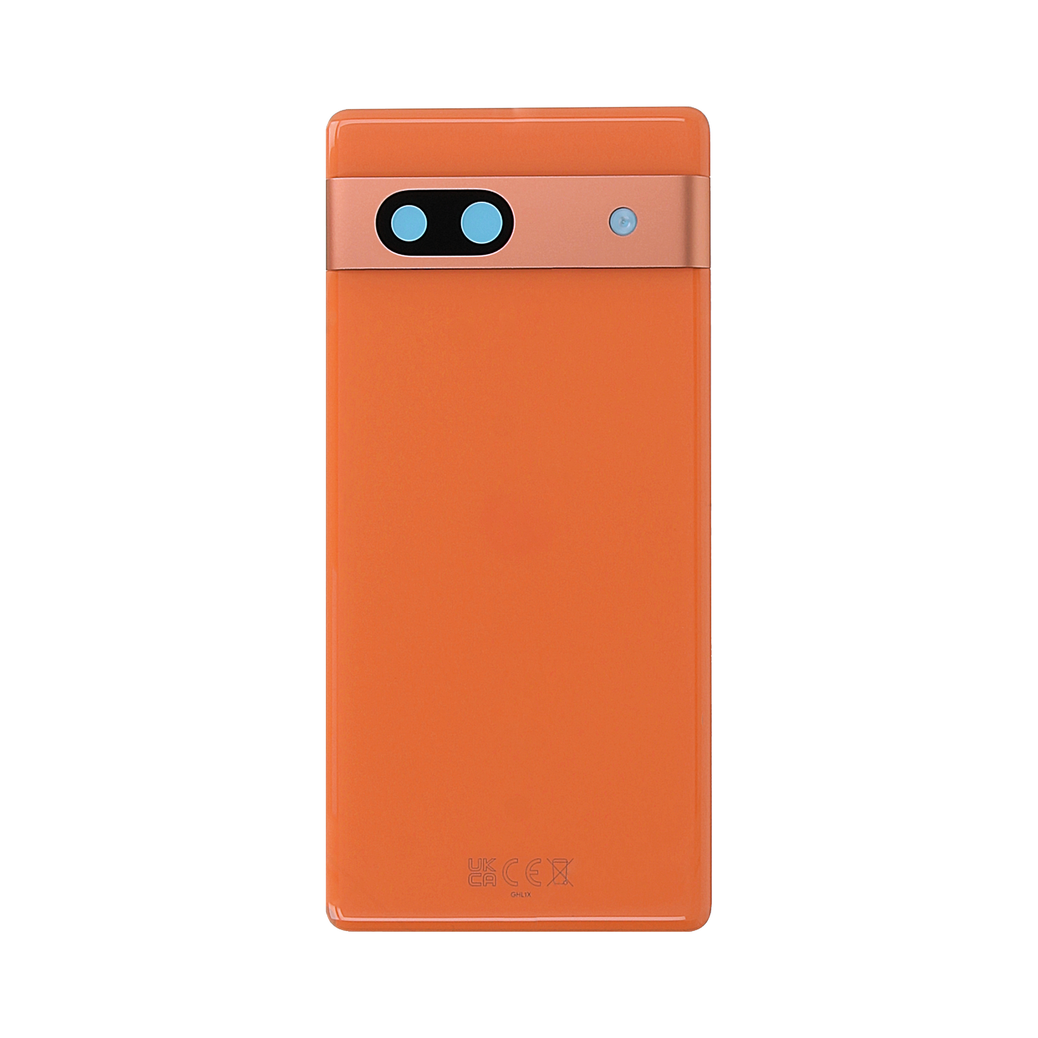 Google Pixel 7a Back Cover With Lens Coral OEM