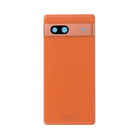 Google Pixel 7a Back Cover With Lens Coral OEM