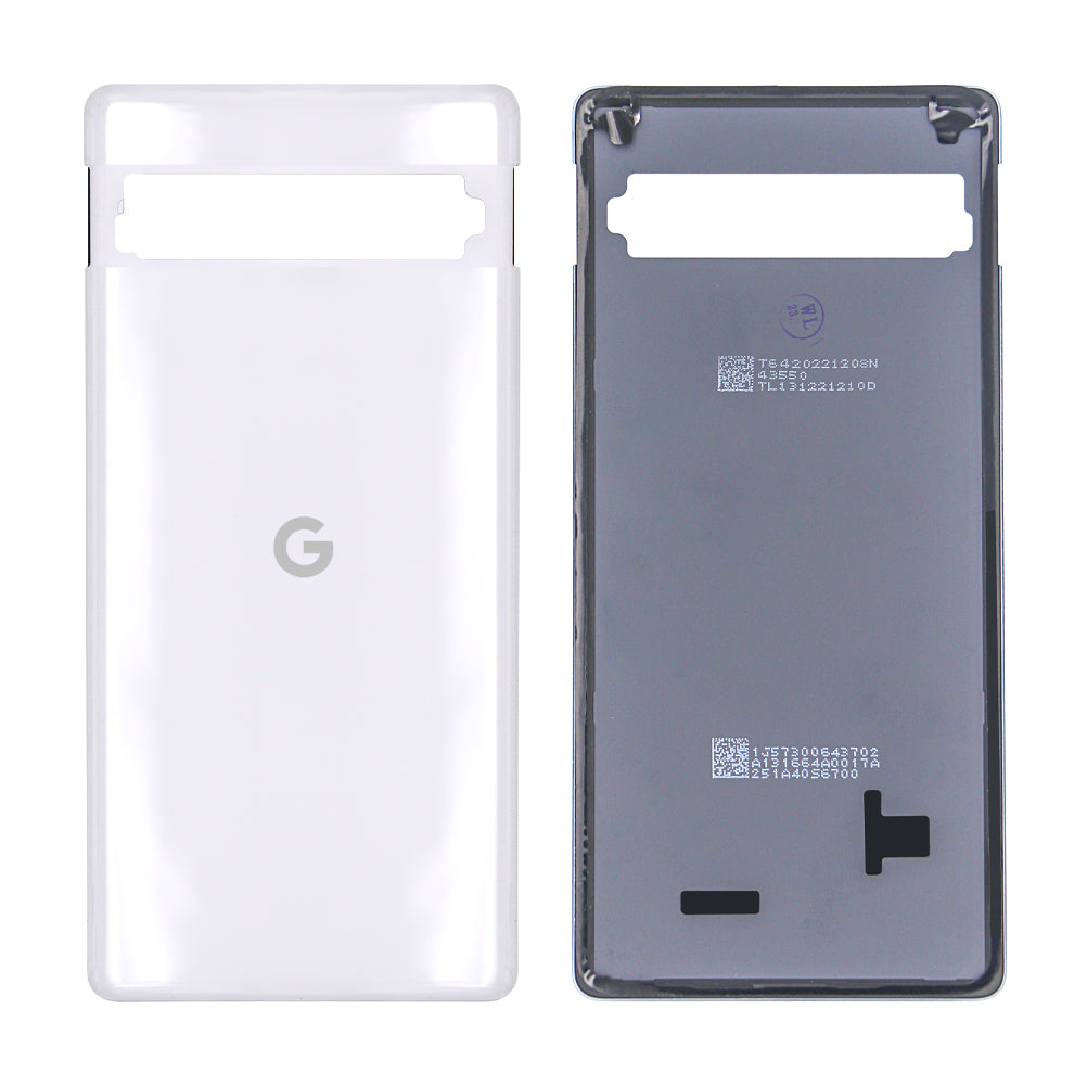 Google Pixel 7a Back Cover Without Lens Snow OEM