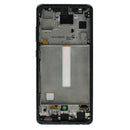 Samsung Galaxy A52s 5G A528B Display And Digitizer With Frame Awesome Black Service Pack