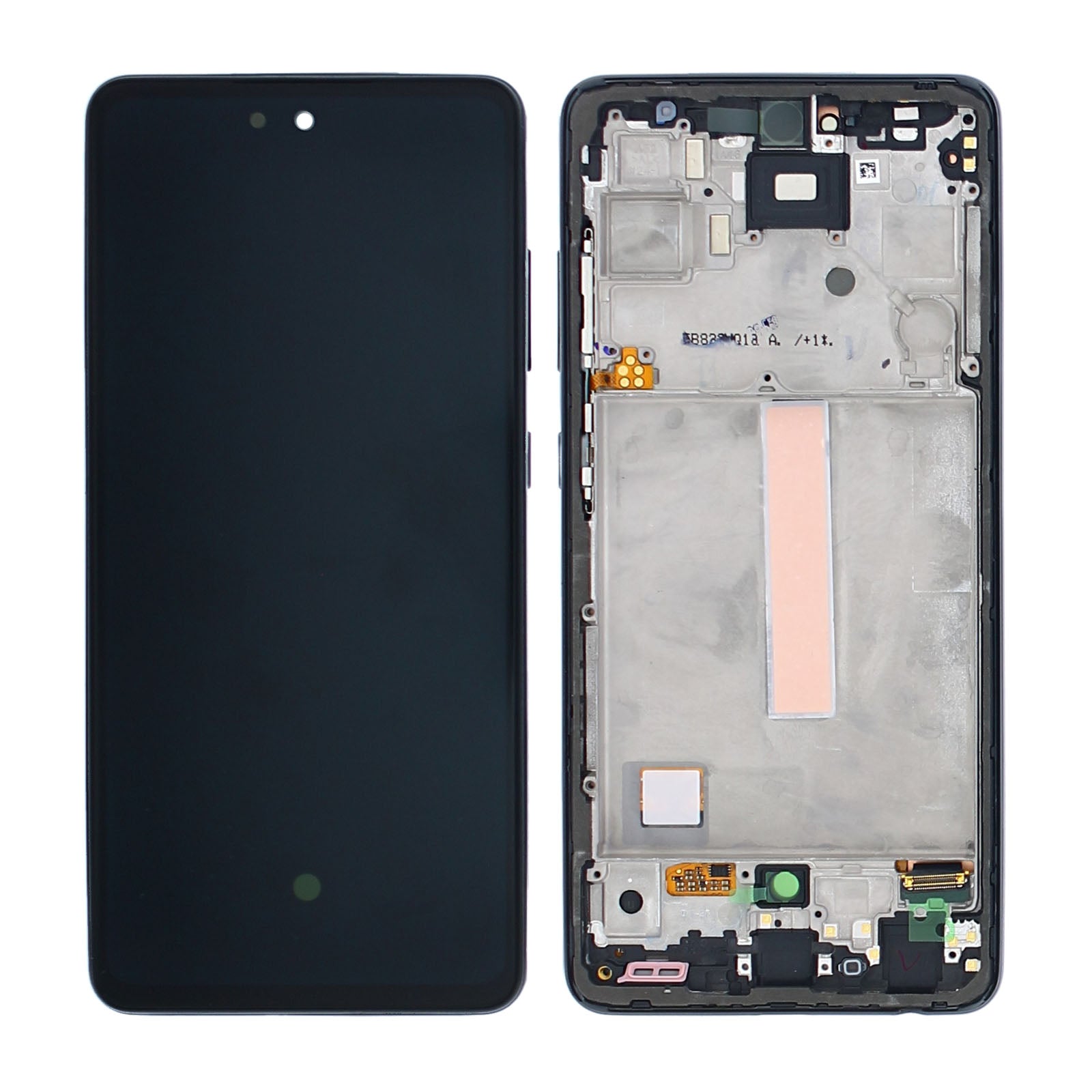 Samsung Galaxy A52s 5G A528B Display And Digitizer With Frame Awesome Black Service Pack