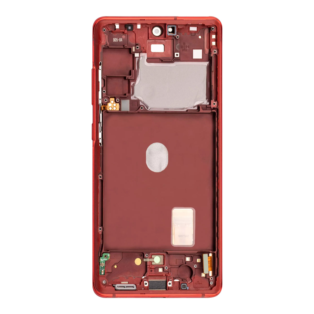 Samsung Galaxy S20 FE G780F, 5G G781B  Display And Digitizer With Frame Cloud Red Service Pack