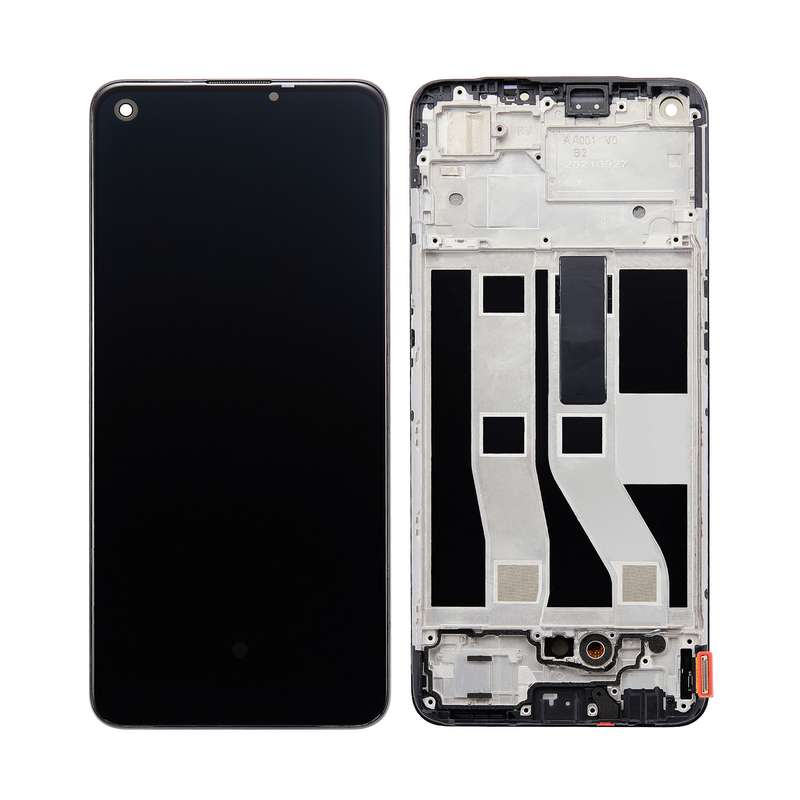 Oppo A74 4G CHP2219, F19 CPH2219 Display And Digitizer With Frame Prism Black OEM