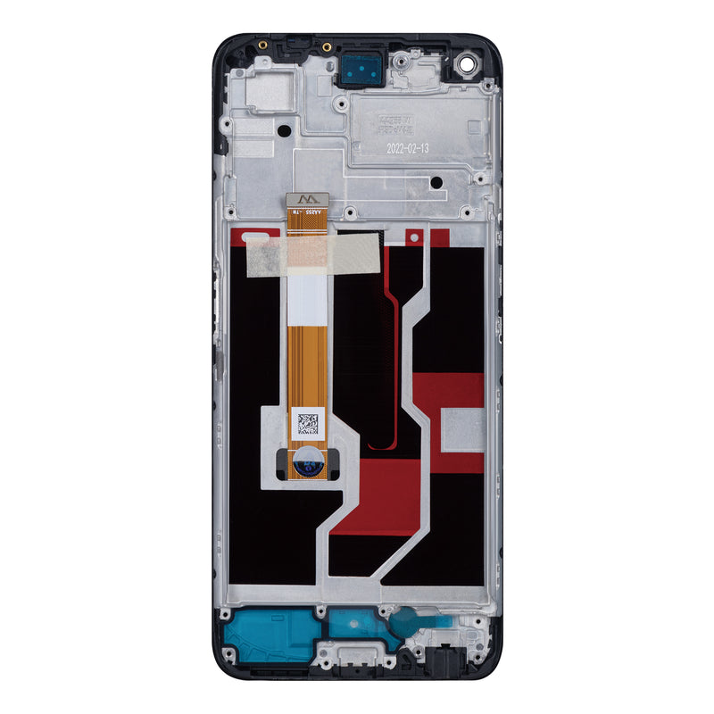 Oppo A96 CPH2333 Display And Digitizer With Frame Starry Black OEM
