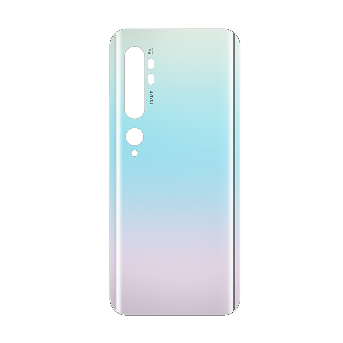 Xiaomi Mi Note 10, Mi Note 10 Pro Back Cover Without Lens Glacier White OEM
