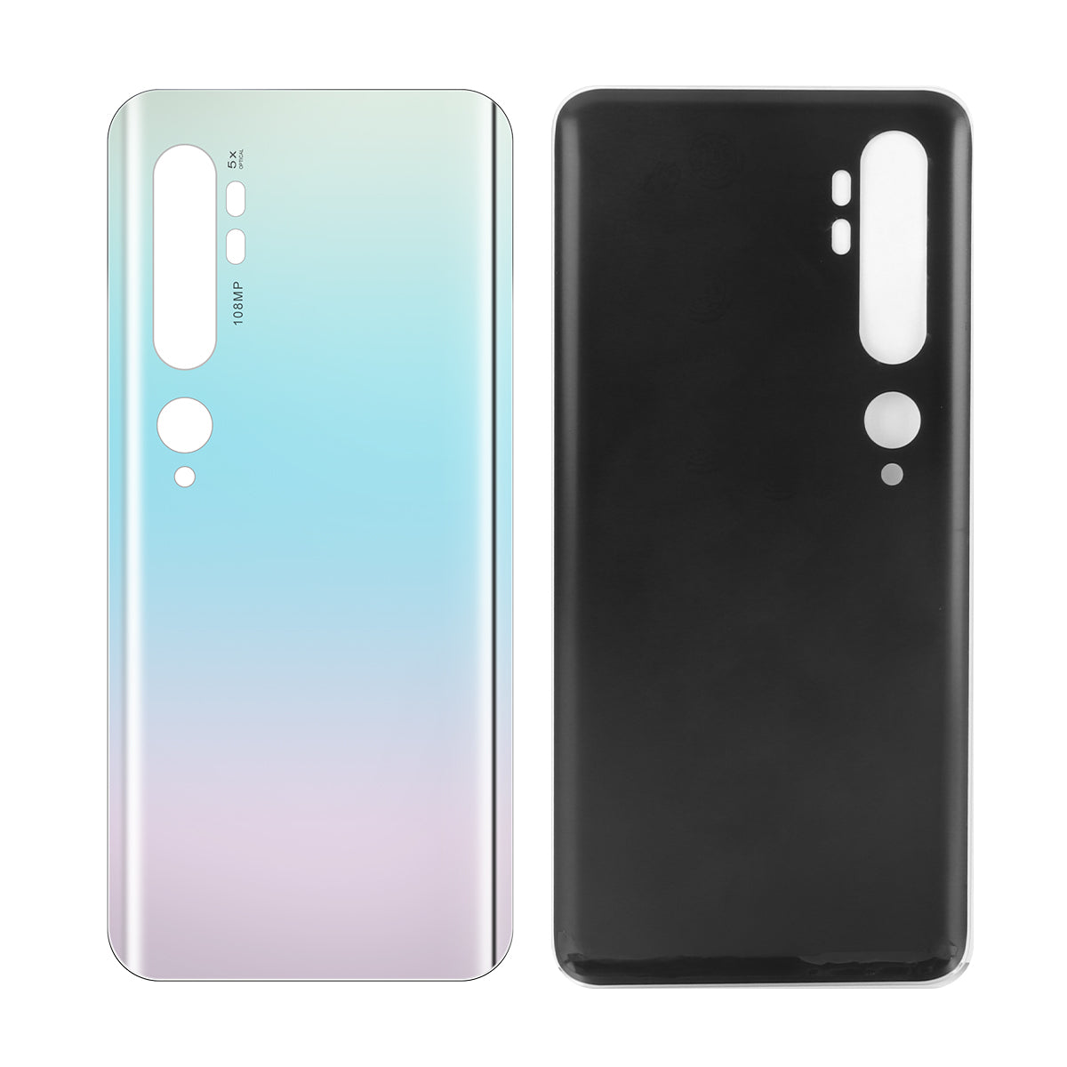 Xiaomi Mi Note 10, Mi Note 10 Pro Back Cover Without Lens Glacier White OEM