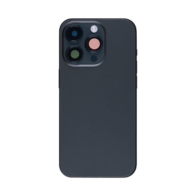 For iPhone 14 Pro Complete Housing Incl. All Small Parts Without Battery And Back Camera Black