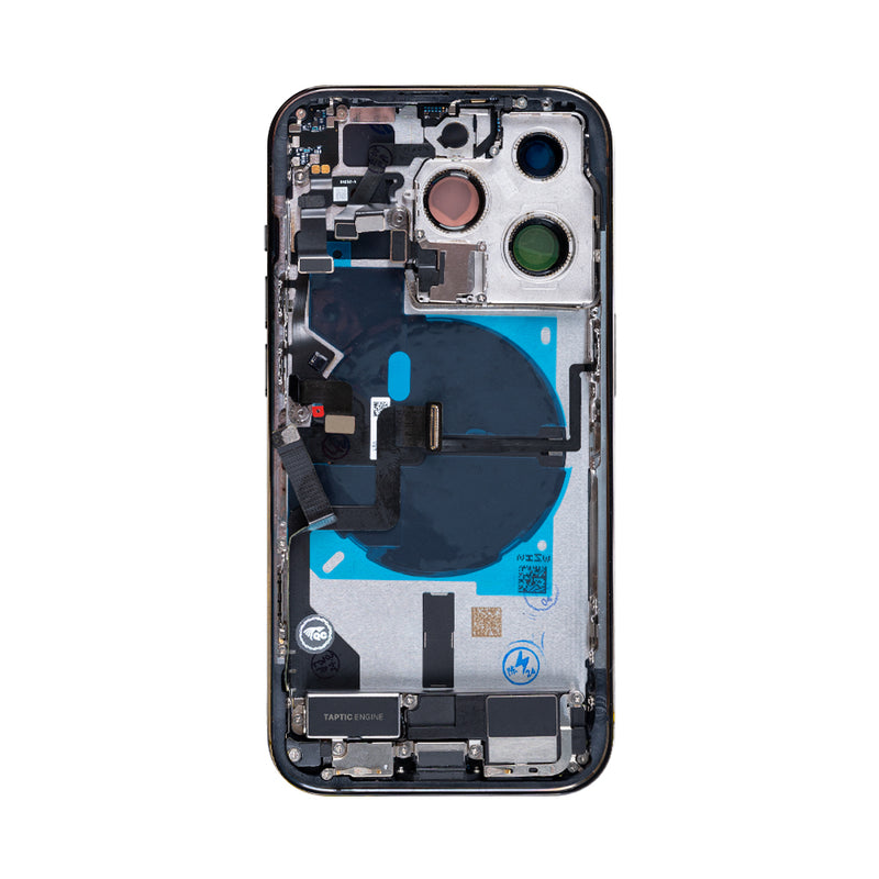 For iPhone 14 Pro Complete Housing Incl. All Small Parts Without Battery And Back Camera Black