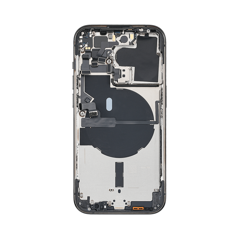 For iPhone 14 Pro Max Complete Housing Incl. All Small Parts Without Battery And Back Camera Black