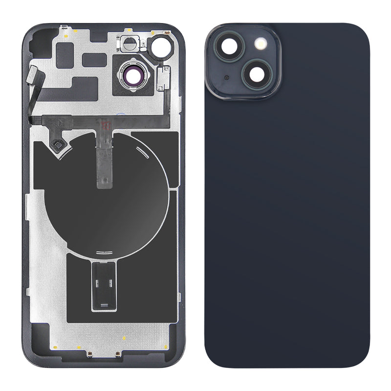 For iPhone 14 Plus Complete Housing Incl. All Small Parts Without Battery And Back Camera Black