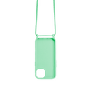 Rixus TPU Necklace Cord Cover For Apple iPhone 15 Matcha