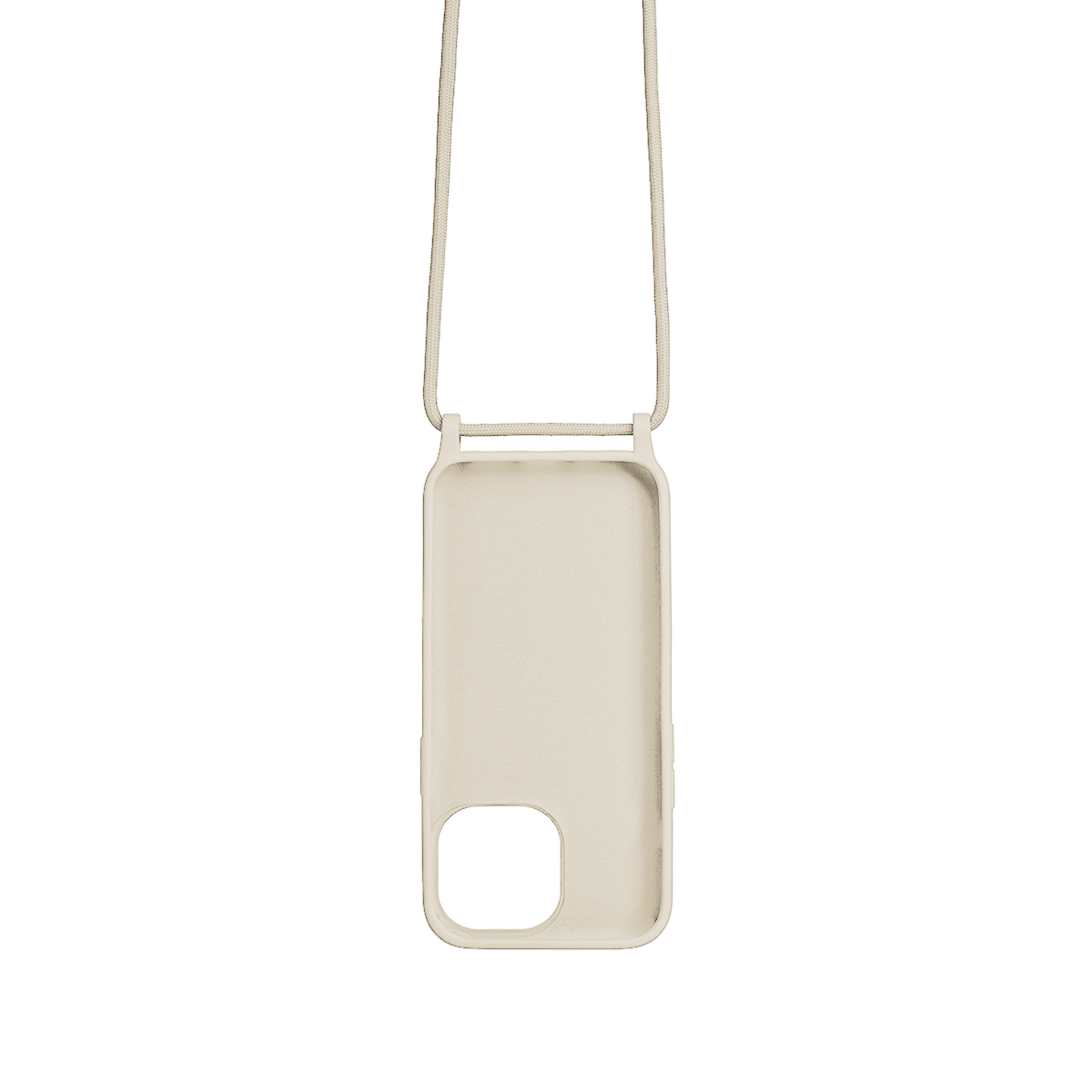 Rixus TPU Necklace Cord Cover For Apple iPhone 15 Pro Max Gold