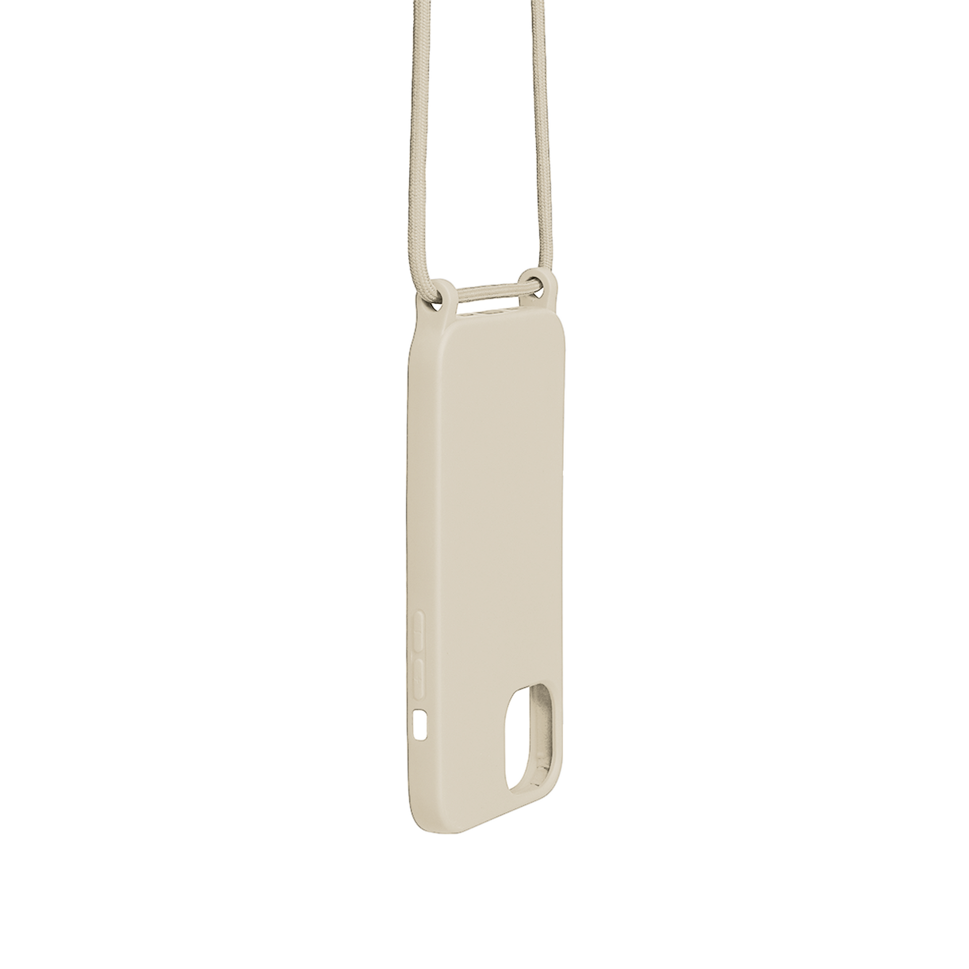 Rixus TPU Necklace Cord Cover For Apple iPhone 15 Pro Max Gold