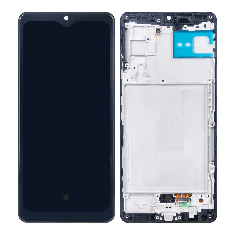 Samsung Galaxy A42 5G A426B Display And Digitizer With Frame Prism Dot Black Soft-OLED