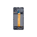 Samsung Galaxy M12 M127F Display And Digitizer With Frame Black Soft-OLED