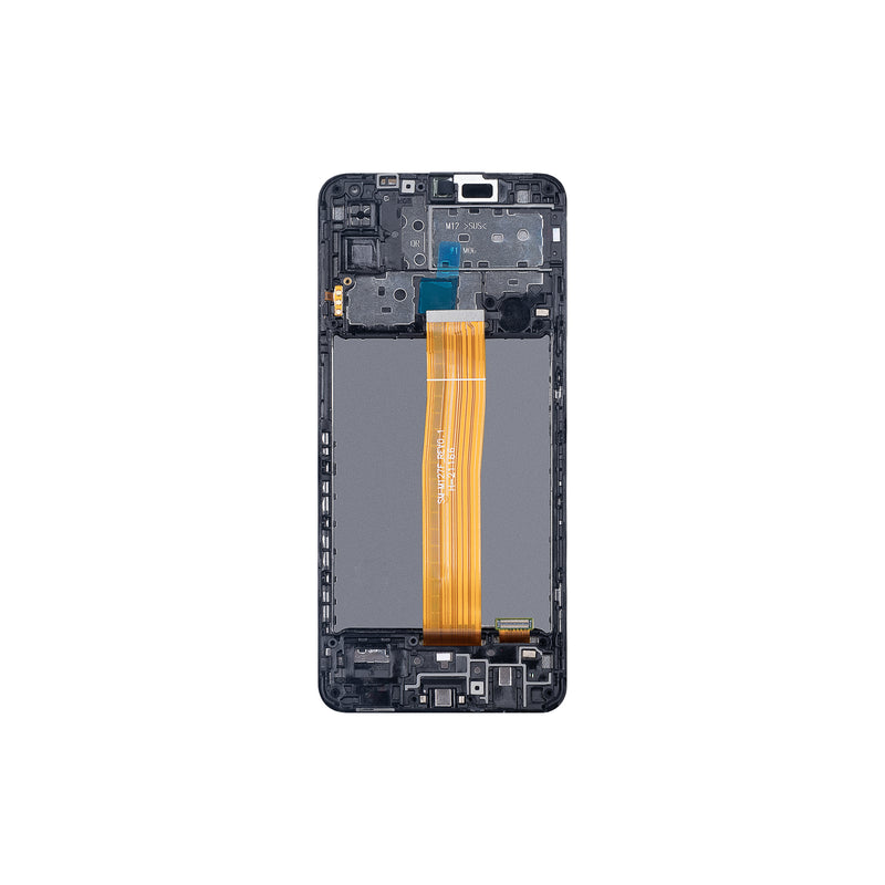 Samsung Galaxy M12 M127F Display And Digitizer With Frame Black Soft-OLED