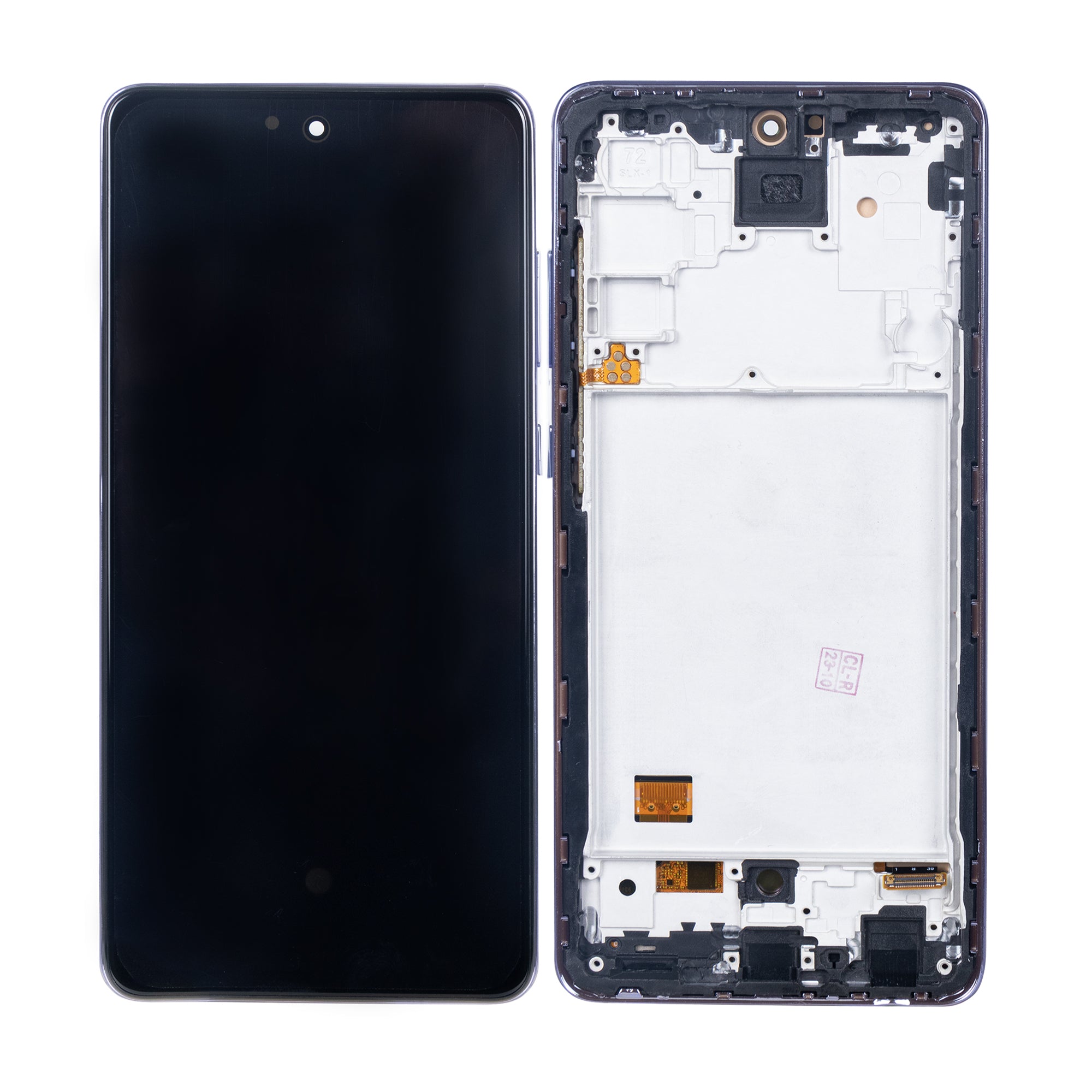 Samsung Galaxy A72 A725F Display And Digitizer With Frame Awesome Violet Soft-OLED