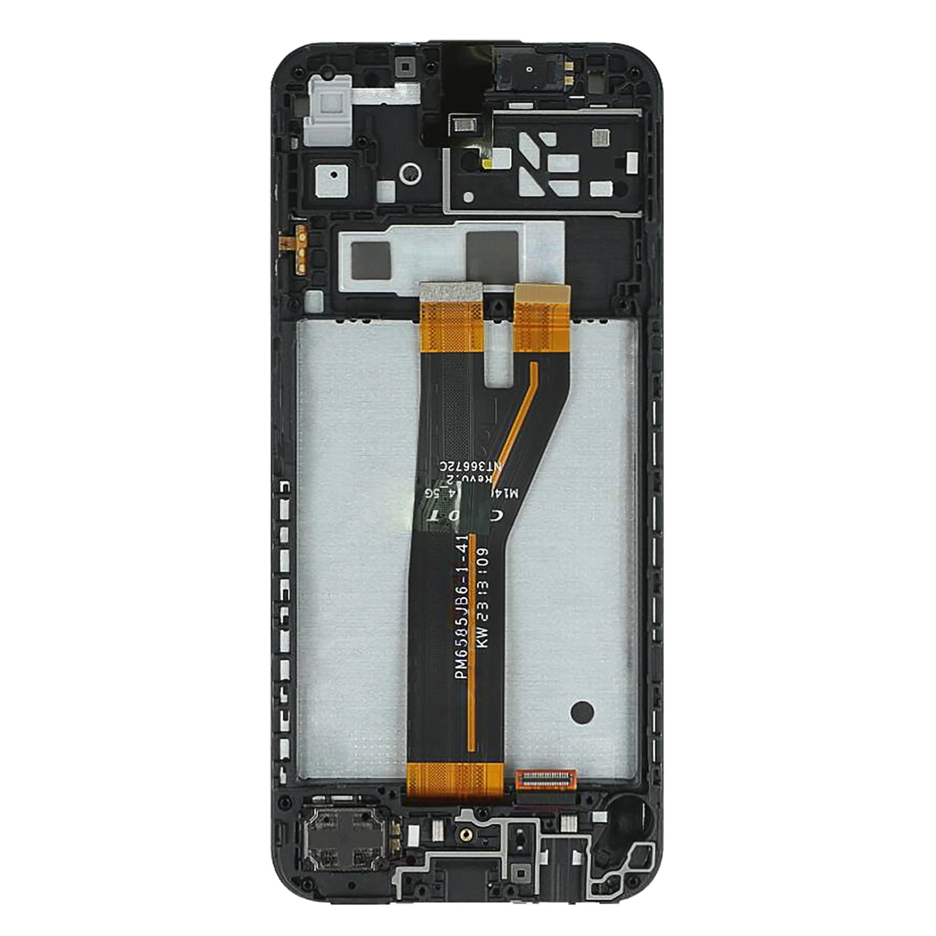 Samsung Galaxy A14 A145F (Non EU) Display And Digitizer With Frame Black Service Pack