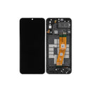 Samsung Galaxy A04e A042F Display And Digitizer With Frame Black Service Pack