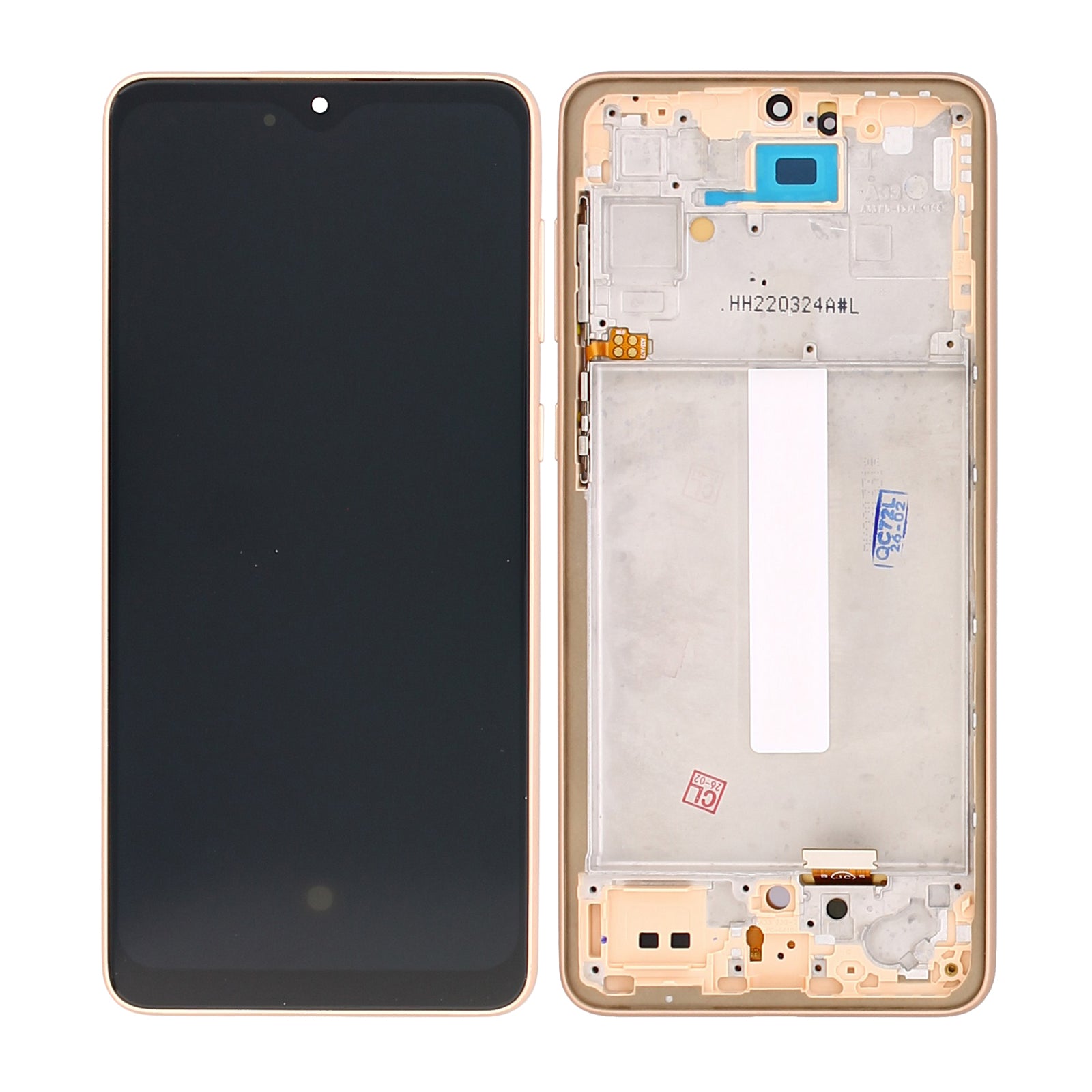 Samsung Galaxy A33 5G A336B Display And Digitizer With Frame Awesome Peach Soft-OLED