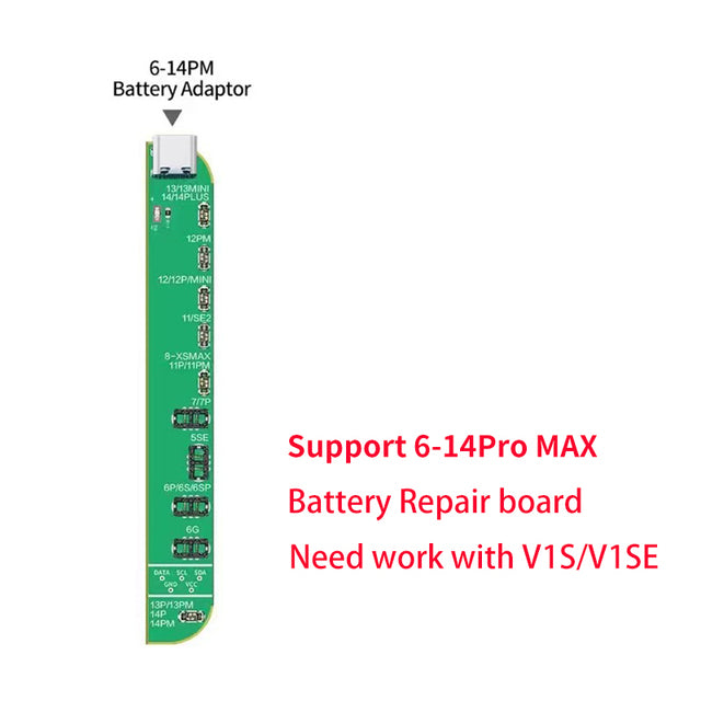 JCID V1S, V1SE Battery Detection Board For iPhone 7 - 14 Series