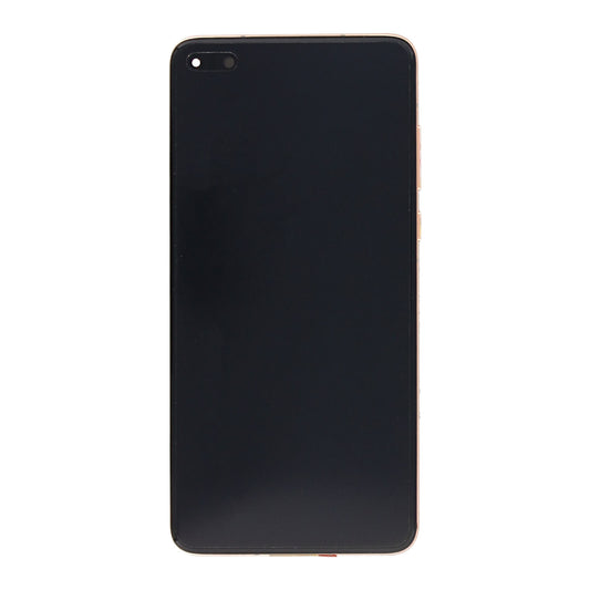 Huawei P40 Display And Digitizer With Frame Blush Gold Service Pack