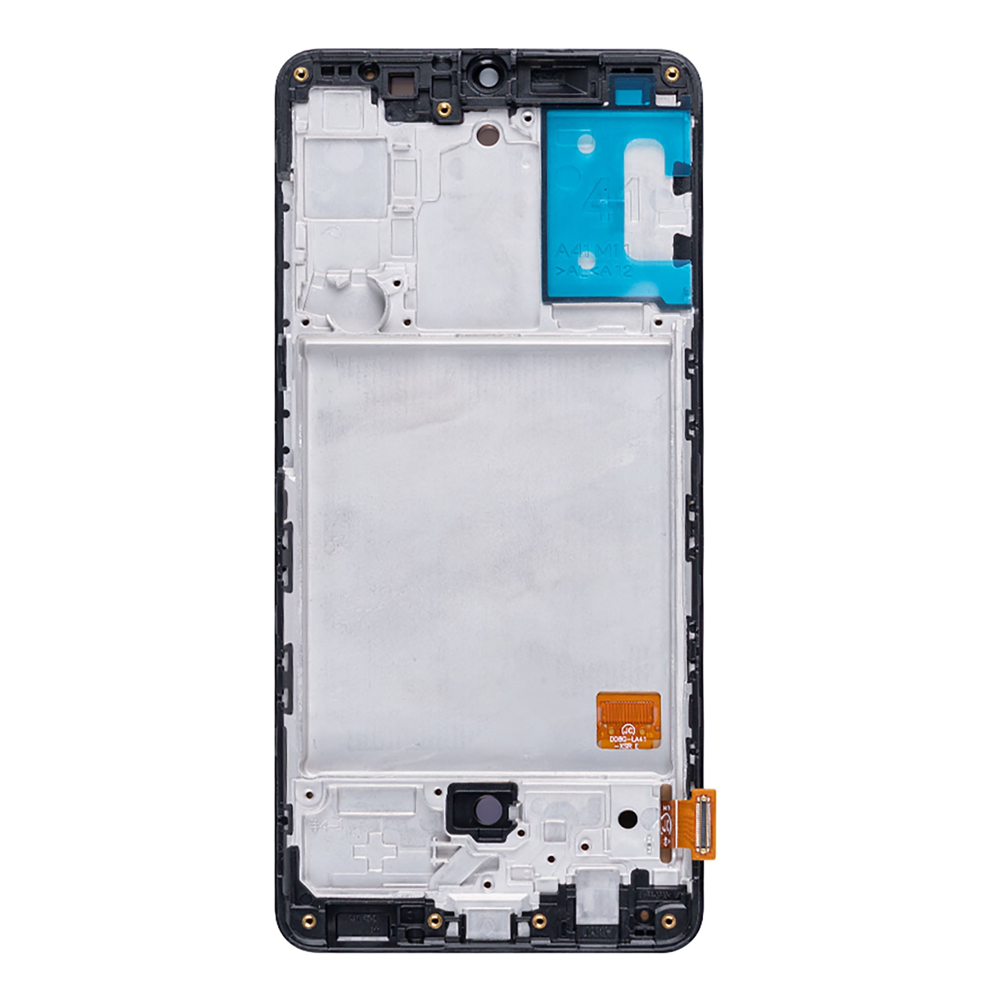Samsung Galaxy A41 A415F Display And Digitizer With Frame Prism Crush Black Soft-OLED