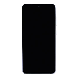 Samsung Galaxy S21 FE G990B Display And Digitizer With Frame White Soft-OLED