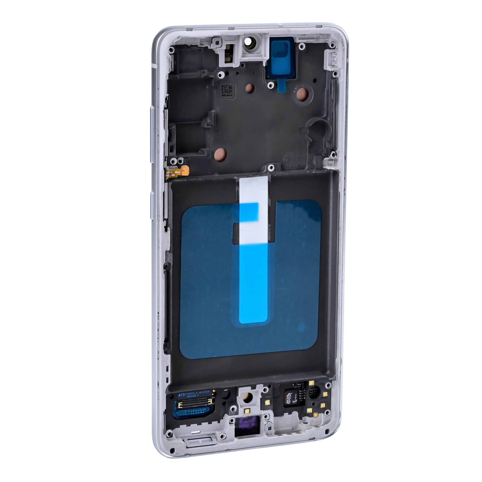 Samsung Galaxy S21 FE G990B Display And Digitizer With Frame White Soft-OLED