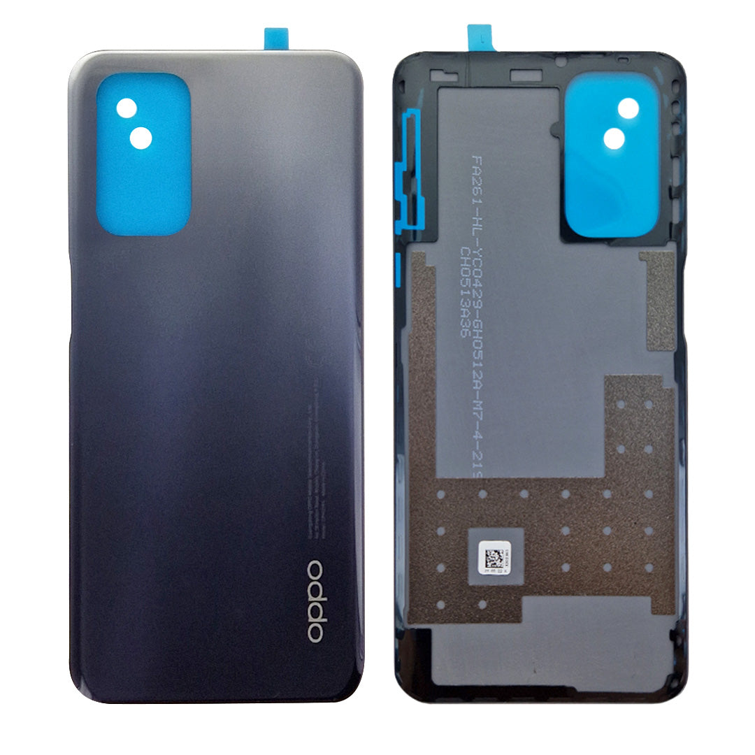 Oppo A74 5G, A54 5G Back Cover Without Lens Fluid Black Original