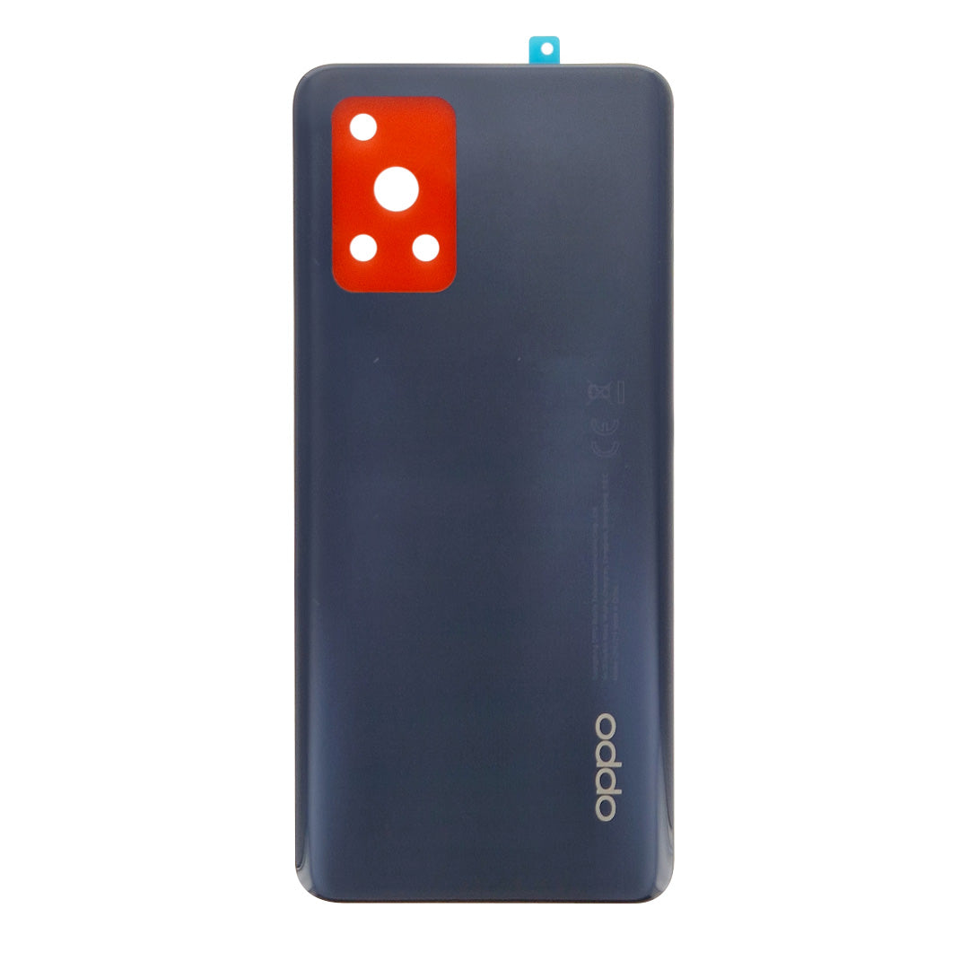 Oppo F19, A74 Back Cover Without Lens Prism Black Original