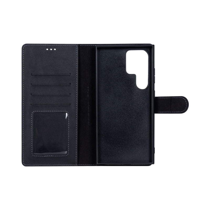 Rixus Duo Magnetic Detachable Wallet For Samsung Galaxy S23 Ultra Black