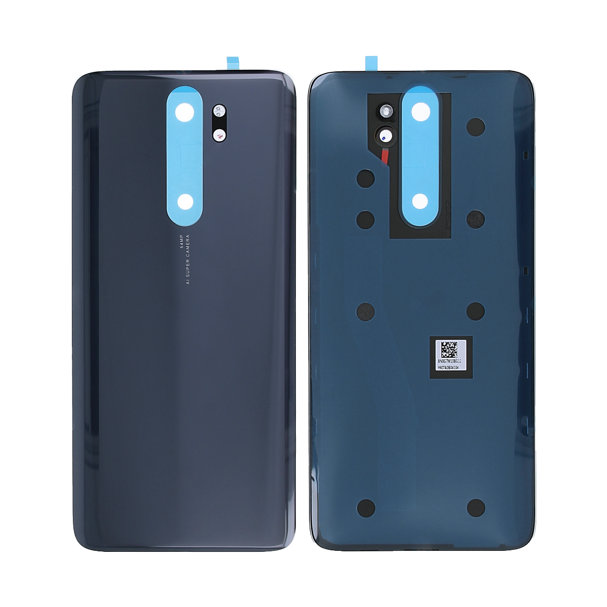 Xiaomi Redmi Note 8 Pro Back Cover Without Lens Black OEM
