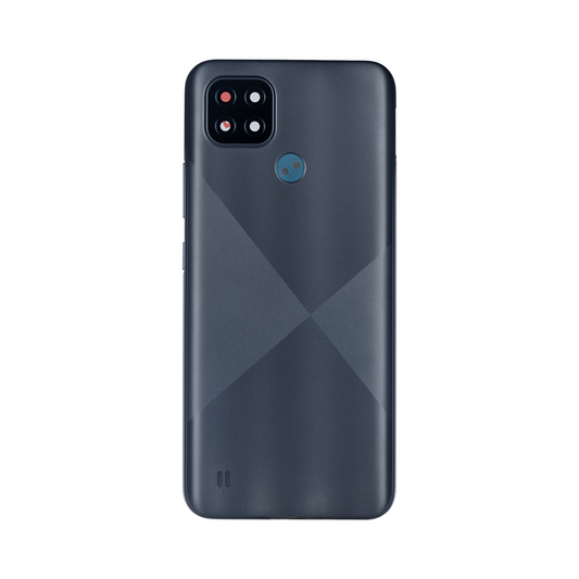 Realme C21 Back Cover With Lens Cross Black OEM
