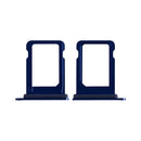 For Apple iPhone 12 Mini Sim Card Holder Blue Pulled
