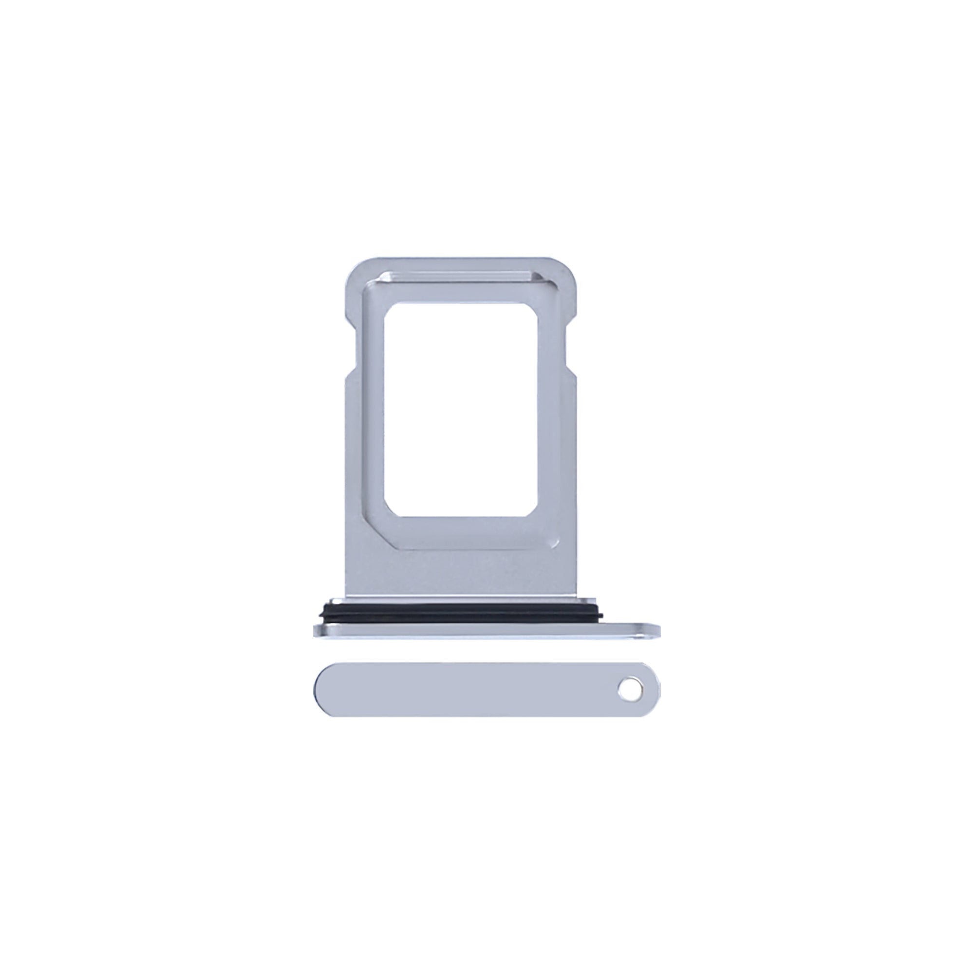 For Apple iPhone  12 Pro Max Sim Card Holder Silver Pulled