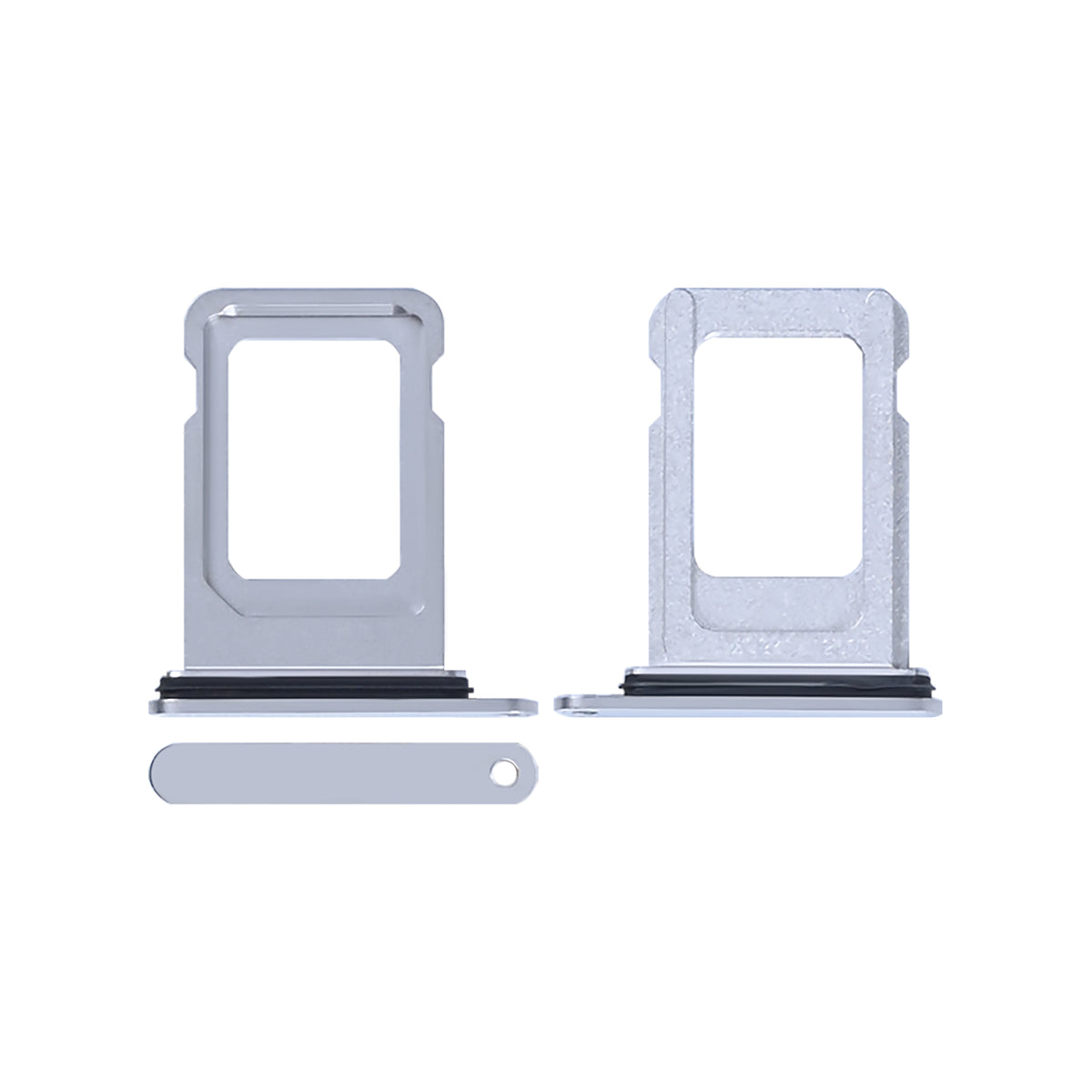 For Apple iPhone  12 Pro Max Sim Card Holder Silver Pulled